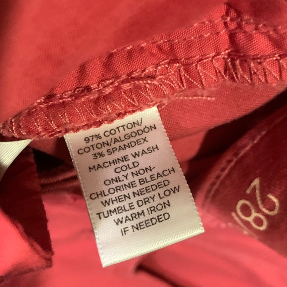 Raspberry Red “Modern Skinny” Jeans { Loft } - Picture 7 of 10